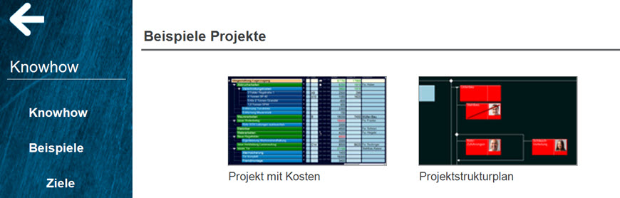 Ansichten wechseln