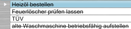 streichen